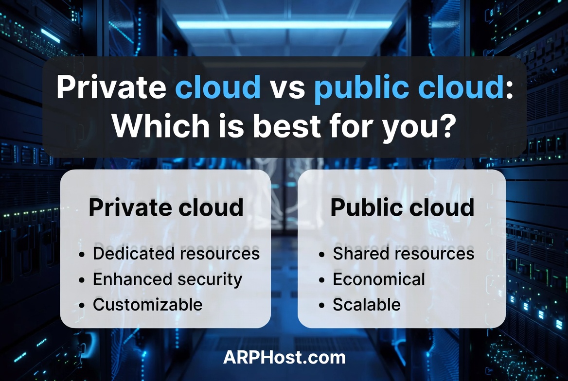 Private Cloud vs Public Cloud which is best for you?