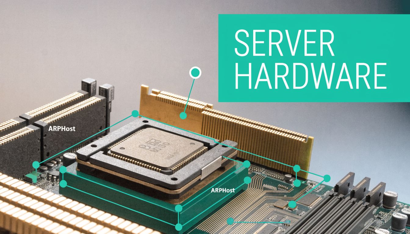 A close-up view of central processing unit hardware installed on a modern server motherboard circuit board.